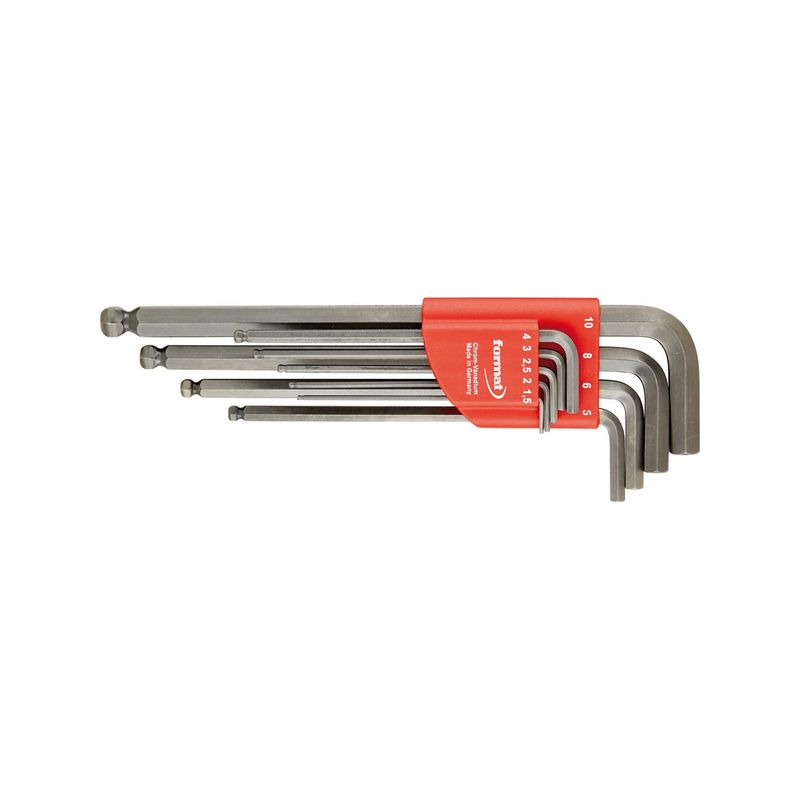 Kit llaves Allen 1,5-10mm gris acero FORMAT