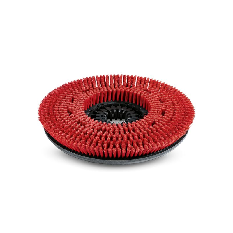 Cepillo circular, medio, rojo, 450 mm
