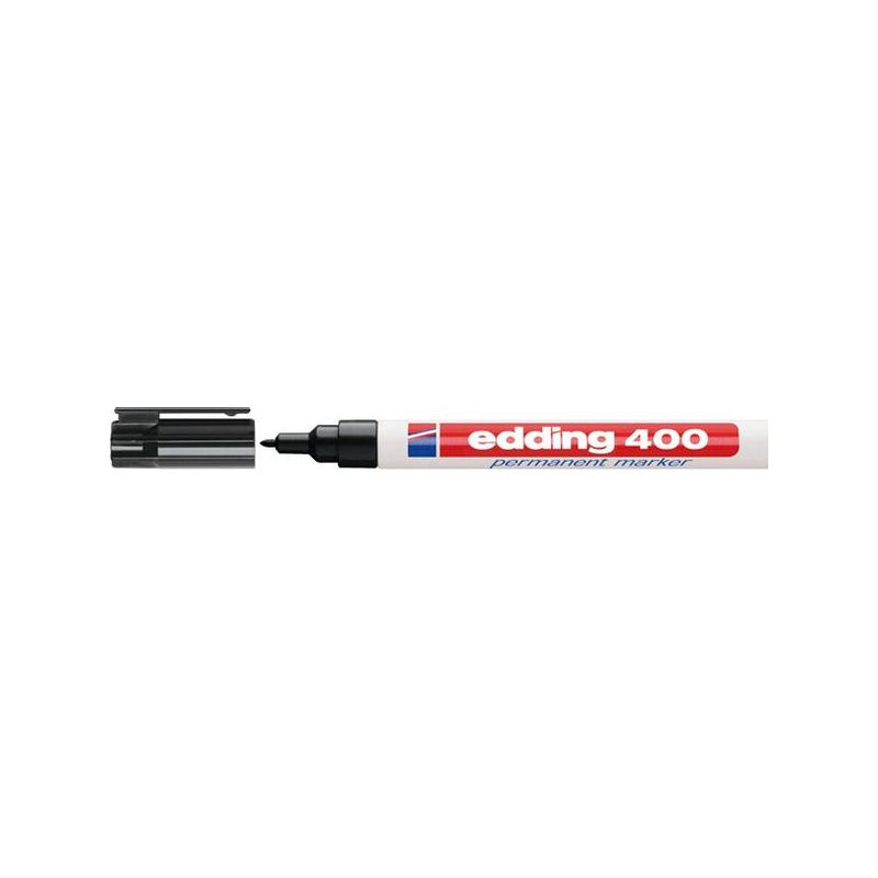 Rotulador permanente     N° 400 negro Edding
