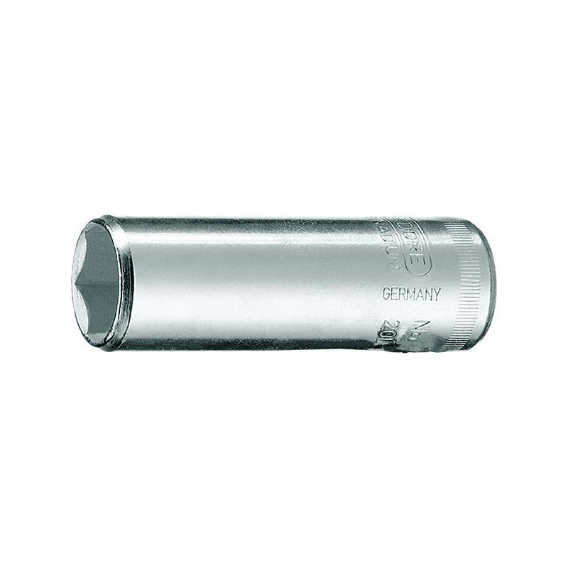 Vaso de 1/4&quot; 6caras      8 mm larg Gedore