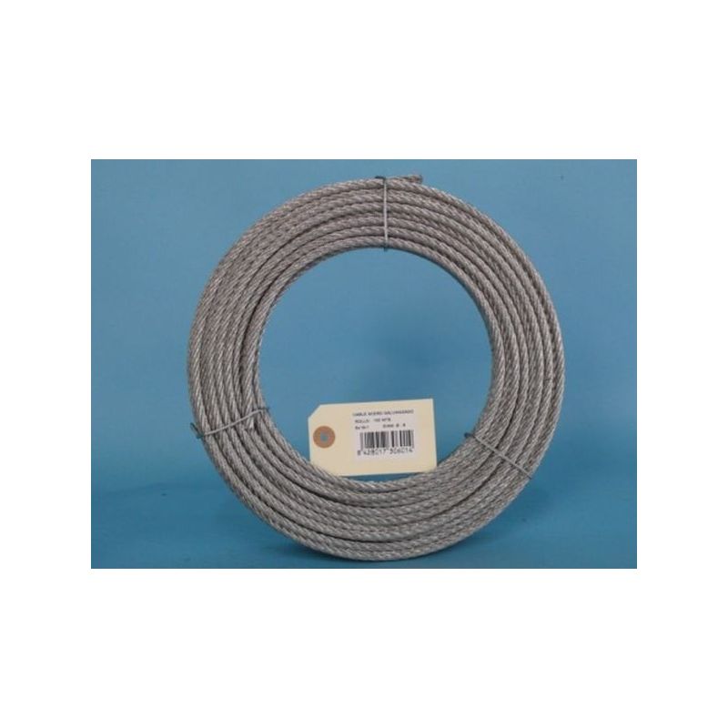 CABLE 6X19+1 06MM 100 MT      