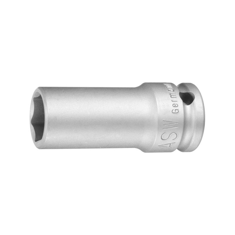 Llave vaso impacto       1/2&quot;24mm largo ASW