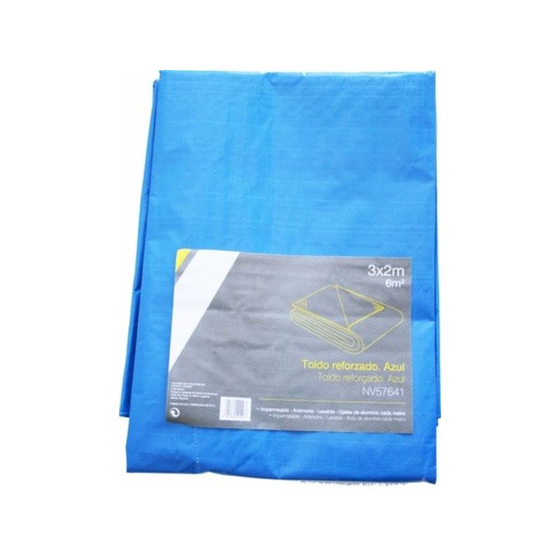 TOLDO REFORZADO AZUL 8X10M