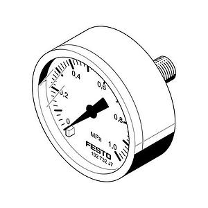 Manómetro de presión de aire de los neumáticos - RS-Shop