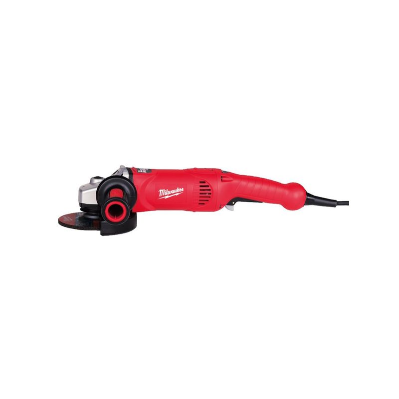 AGV17-125XE Amoladora angular de 1750W, diámetro del disco 125mm, velocidad variable 2600-11000rpm, AVS, FIXTEC™, anti-kickback, relé de baja tensión, interruptor de botón con bloqueo