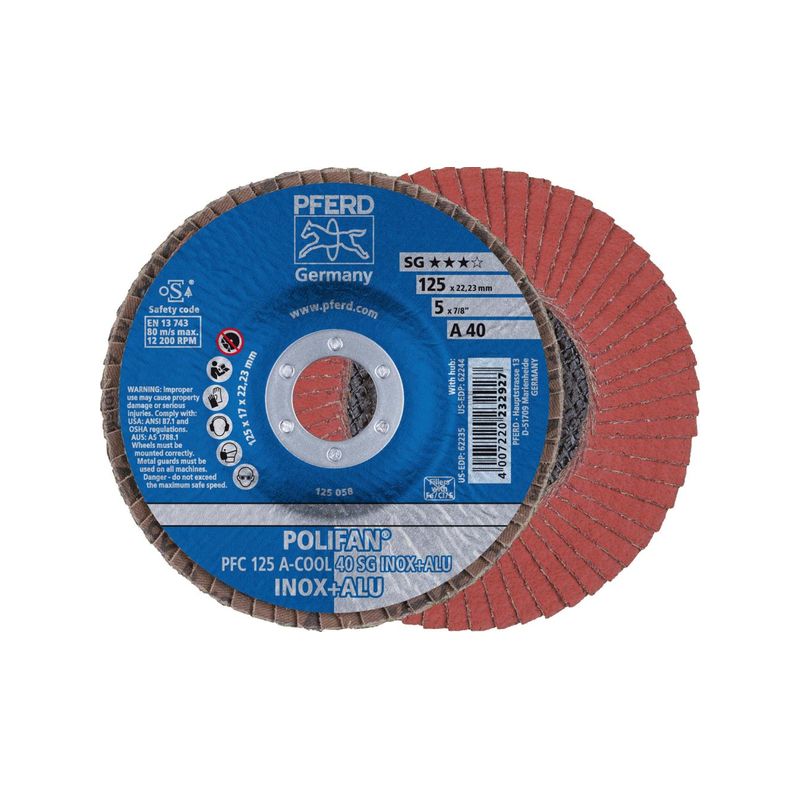 Plato mopa abr., convexo 125mm A 60 SG -COOL Pferd