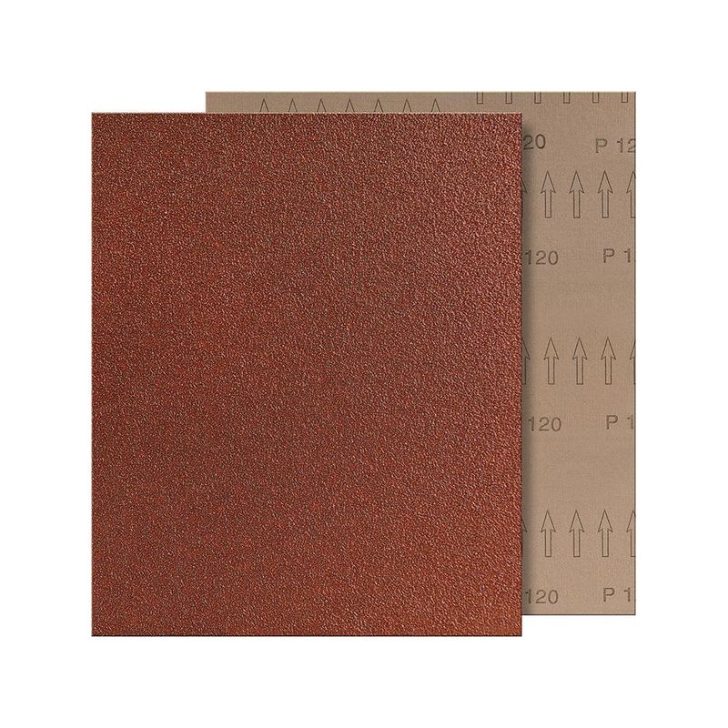 Tejido abrasivo/ 230x280mm K 150cor. marrón