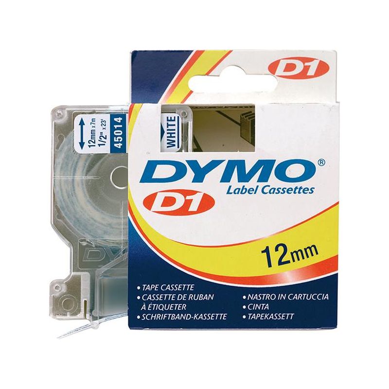 Cartucho de cinta azul /blanco 12mmx7m Dymo