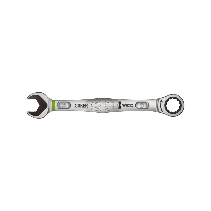 Llave de boca en estrellacon carraca18mm JOKERWera