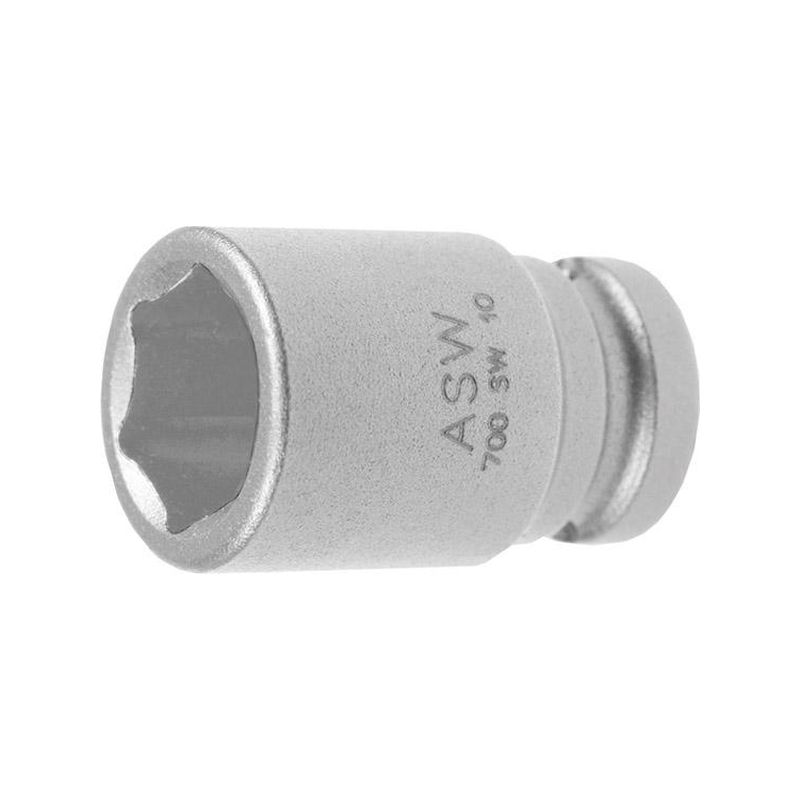 Llave vaso impacto 1/4&quot; 13 mm ASW