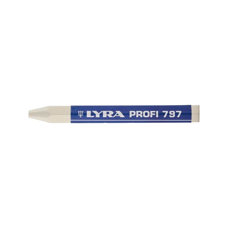 Tiza de marcar amarilla blanco120x12mm Lyra