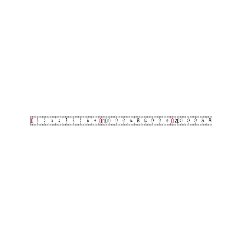 Cinta metrica blanca 10mx13mmautorretentiva LNR-SK BMI
