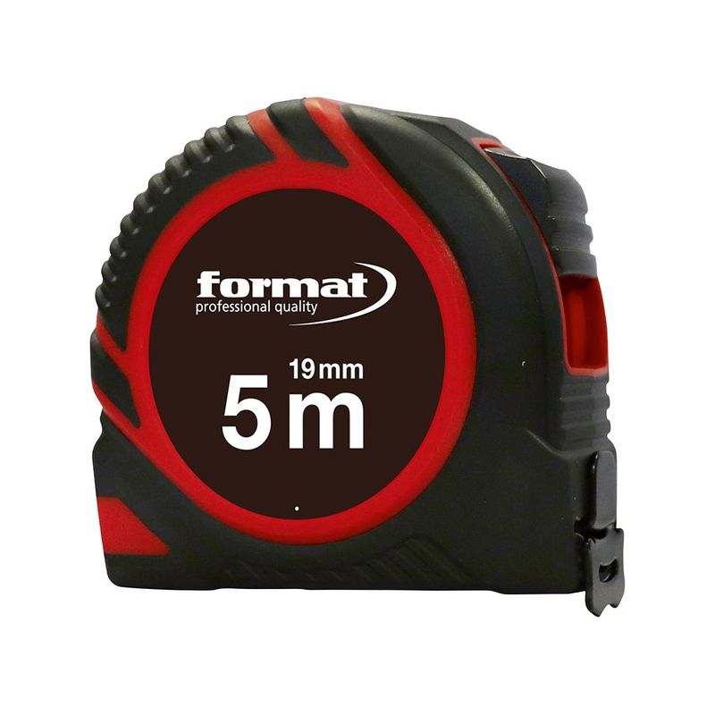 Cinta metrica de bolsillo8mx25mm iman FORMAT