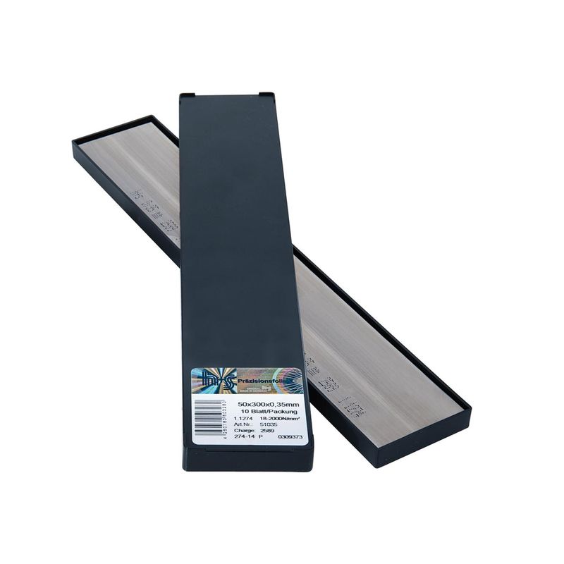 Laminas metalicas 50x300x1,00mm 10Bl/P H+S