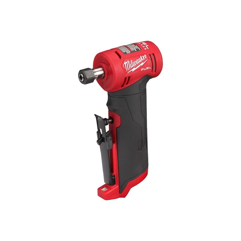 M12FDGA-0 Rectificadora angular M12 FUEL™, 4 modos, 0-25000rpm, longitud 119mm, capacidad de la pinza 6/8mm, máximo diámetro de disco 50mm. Incluye pinzas de 6 y 8mm. Se suministra en versión cero, sin baterías ni cargador