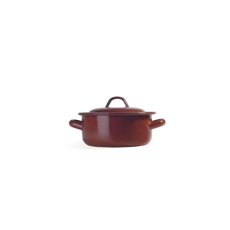 CACEROLA 24CM C/TAPA IND A/ESM TEJA ESTRELLA