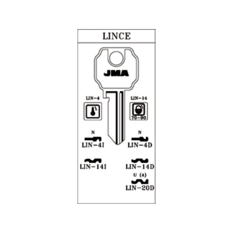 LLAVE CILINDRO EN BRUTO JMA AC LIN-4I