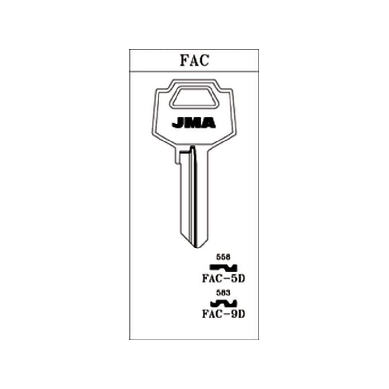 LLAVE CILINDRO EN BRUTO JMA AC FAC-5D