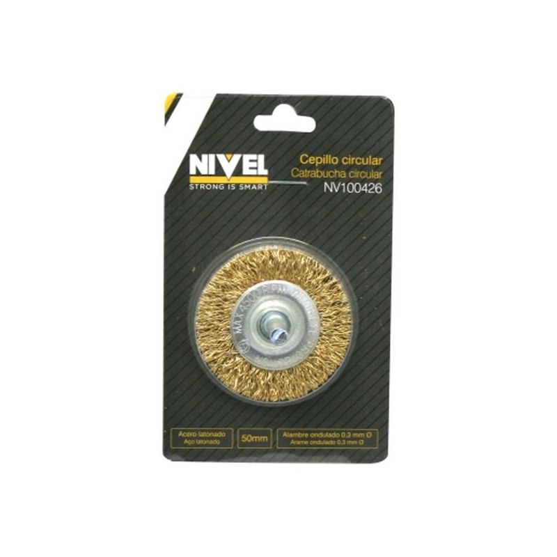CEPILLO IND CIRC TALADRO 050X0,3 MM MET NIVEL
