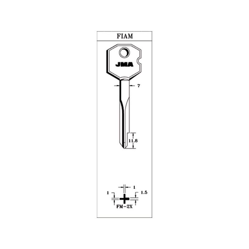 LLAVE DE CRUZ EN BRUTO JMA AC FM-2X