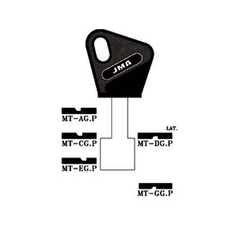 LLAVE CILINDRO EN BRUTO JMA LAT NE CABEZA PLAS. MT-AG.P