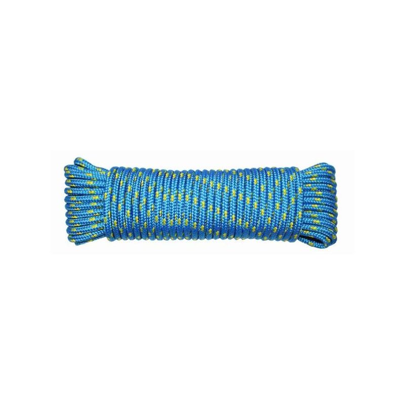 CUERDA TRENZ. 05MM NYL AZ/AM TENDEDERO HYC 10 MT