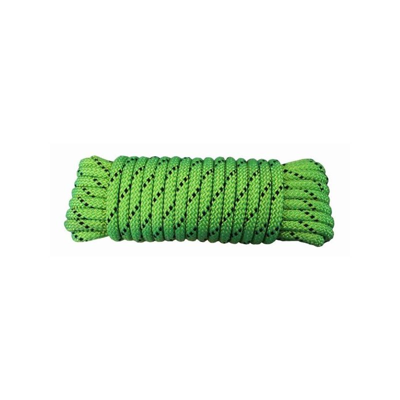 CUERDA TRENZ. 06MM NYL VE/NE DB ESCALADA HYC 20 MT