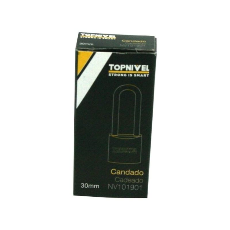 CANDADO SEG 30MM ARCO LARGO LAT LAT NIVEL