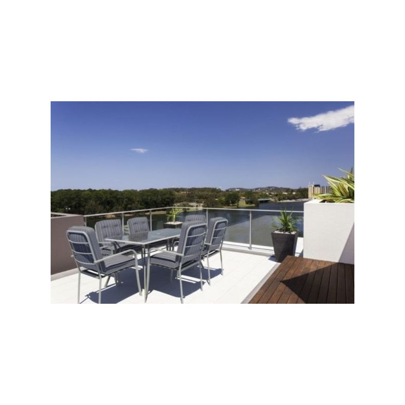 MESA JARD 180X90X73 CM NATUUR MET-CRIST BL NT103200
