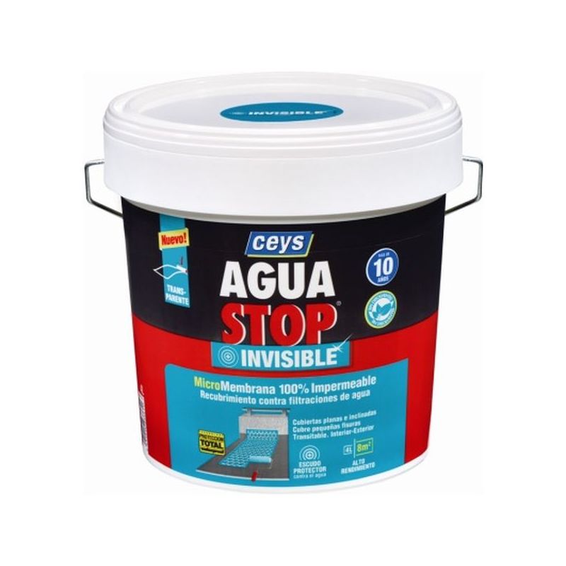 MEMBRANA IMPERM. 4 LT TRA INT/EXT AGUASTOP INVISIBLE CEYS