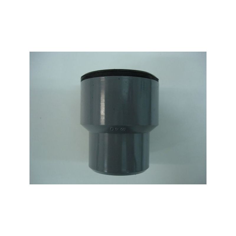 MANGUITO EVAC A TUBO METALICO 40MM-28/35MM PVC GR S&amp;M