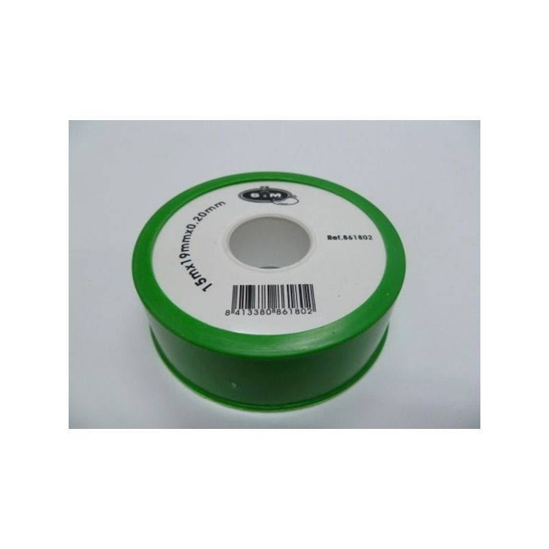 TEFLON FONTAN AL.DENS. 19MMX0,2MMX15MT PTFE BL S&amp;M