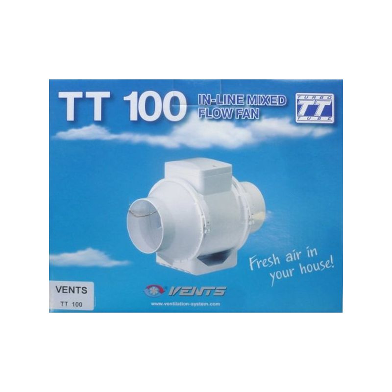 EXTRACTOR EN LINEA 100MM PL BL TT S&amp;M