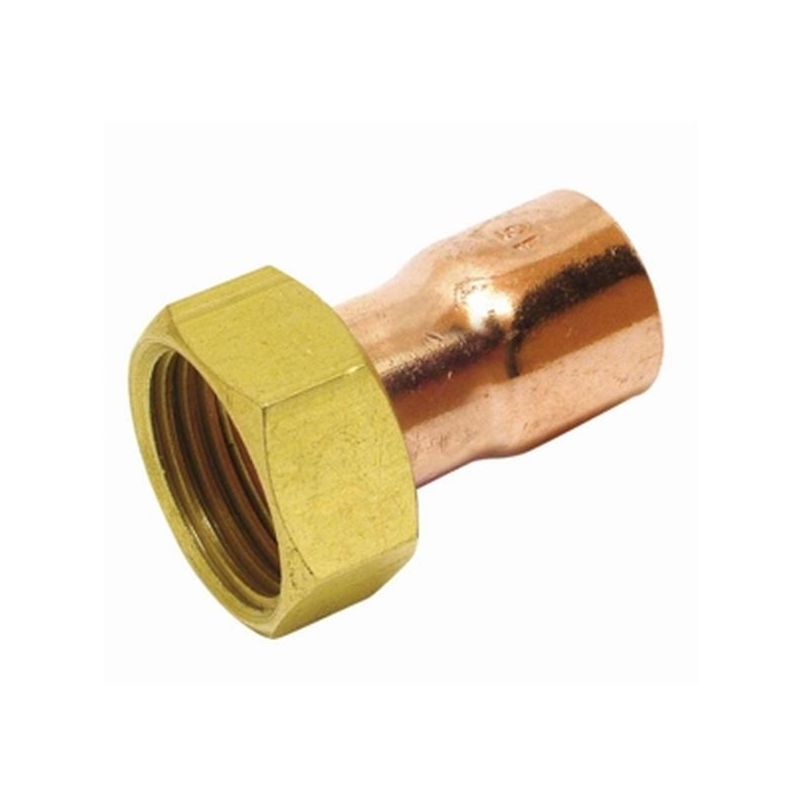 RACOR FONTAN LOCO H 22 X 3/4&quot; RECTO COBRE SUDO