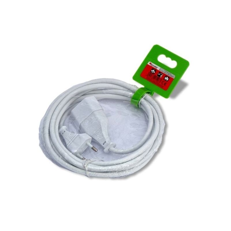 PROLONGADOR ELEC 2X1MM 5MT 10A FAMAT PVC BL 2955