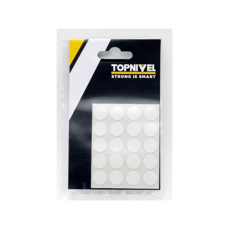 TAPON CUBRETORNILLO ADH BLANCO BL NIVEL 20 PZ
