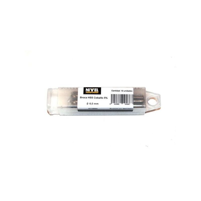 BROCA MET RECT HSS 06,00MM 057/093 MM 338N 5%COB DOR 135§ NI