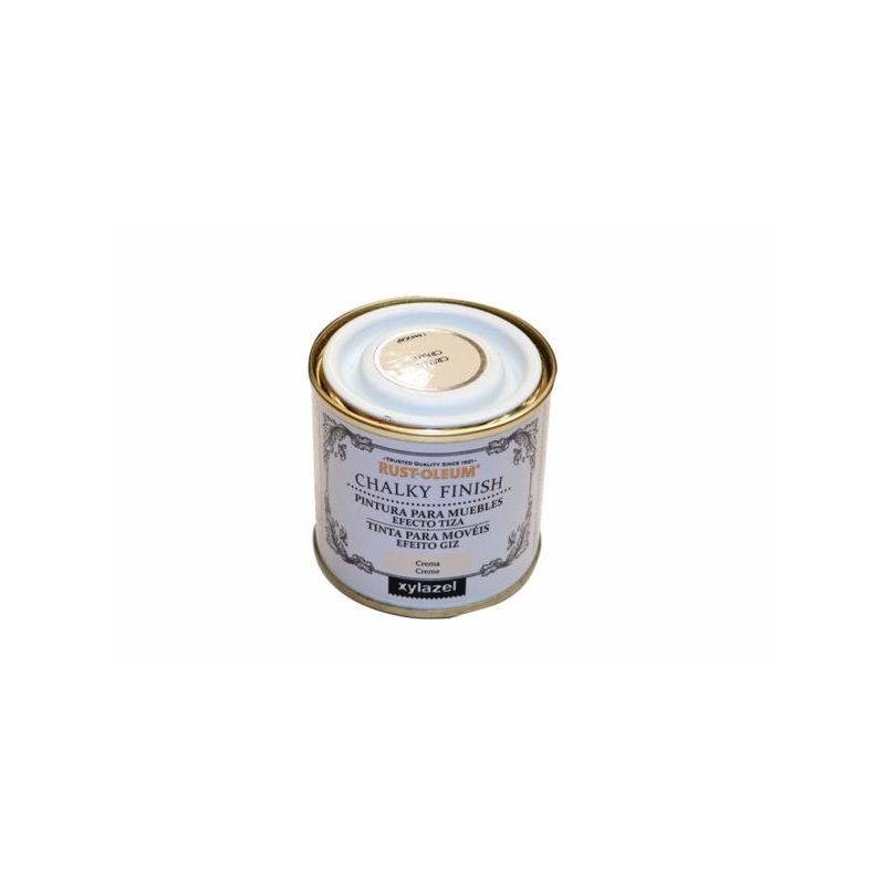 PINTURA AL AGUA PARA MUEBLES CHALKY EFECTO TIZA CREM RUST-OL