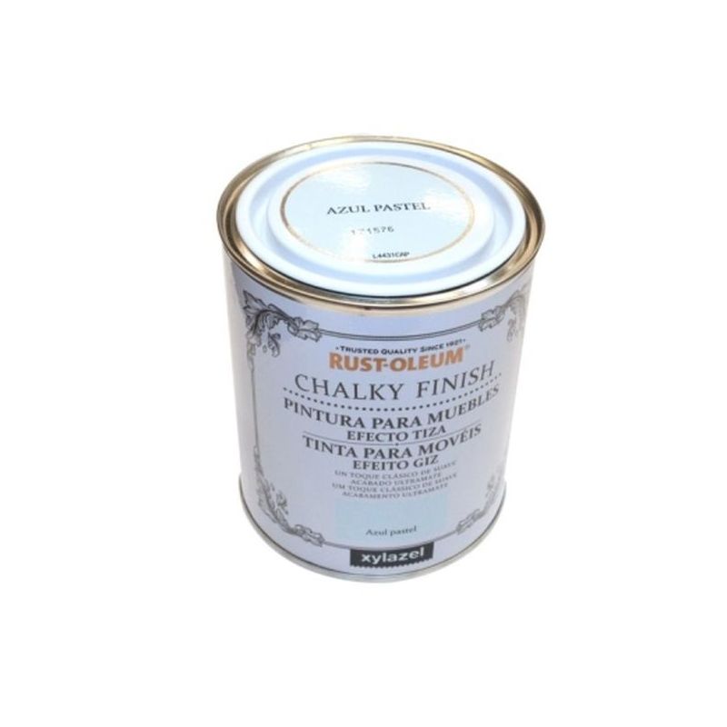 PINTURA AL AGUA PARA MUEBLES CHALKY EFECTO TIZA AZ/PAS RUST-