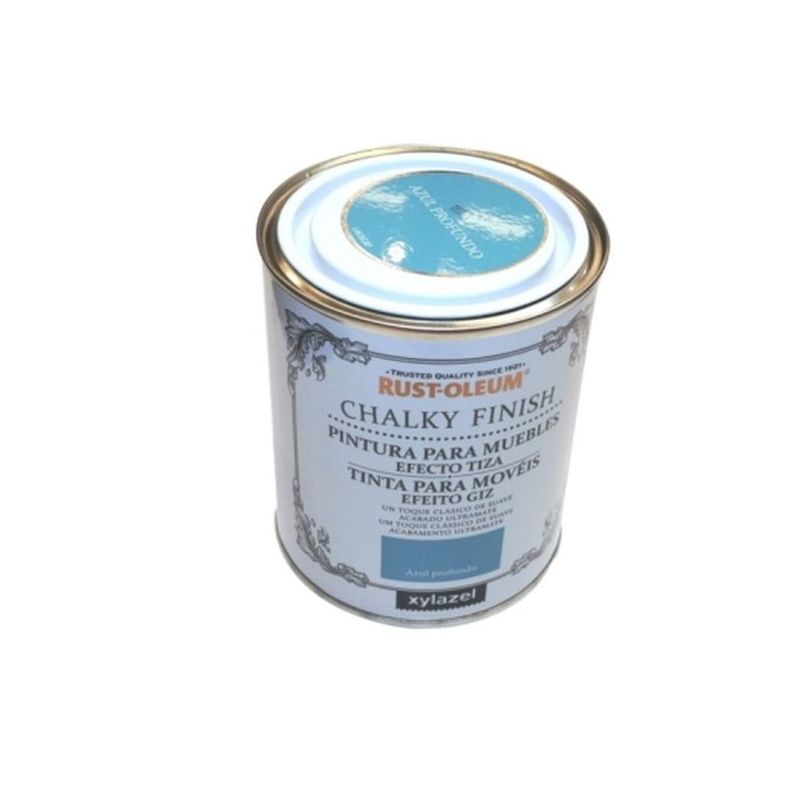 PINTURA AL AGUA PARA MUEBLES CHALKY EFECTO TIZA AZ/PRF RUST-