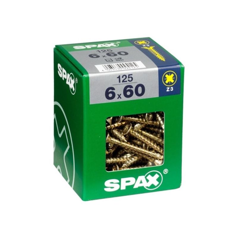 TORNILLO R/MAD. 04X060MM BICROMAT. SPAX 200 PZ