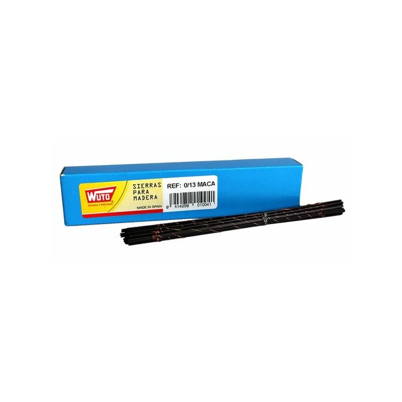 PELO MARQUETERIA SEGUETA 13CM 25TPI MAD PL. N§ 4 WUTO 12 PZ