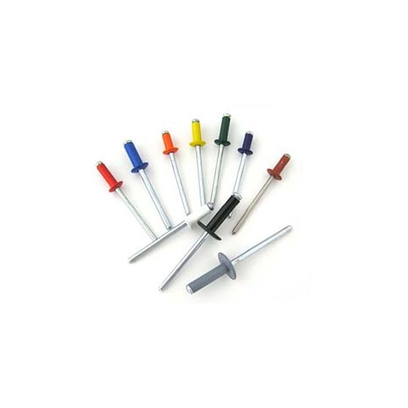 REMACHE FIJ ESTAND. 4,8X12MM ALU LAC.NEG BRALO 500 PZ