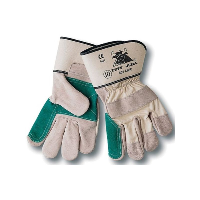 GUANTE SIDERURGIA XL10 AMERICANO SERRAJE GR/VER JUBA