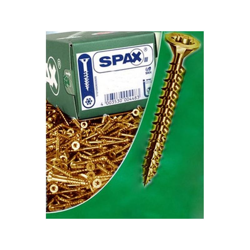 TORNILLO R/MAD. 03,5X045MM BICROMAT. SPAX 1.000 PZ