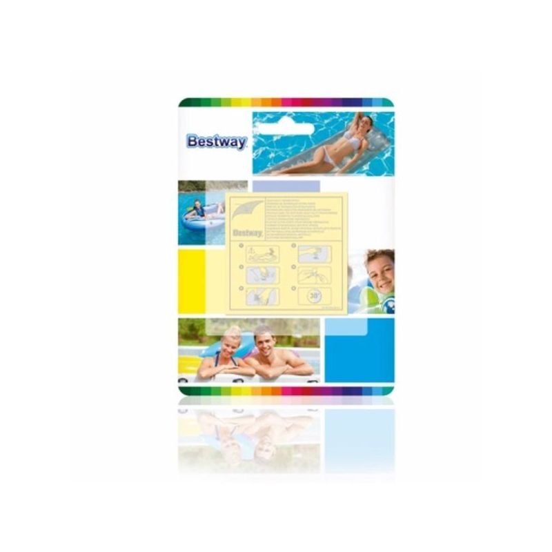 PARCHE REPARACION PISCINA BESTWAY EXTERIOR 62068 10 PZ