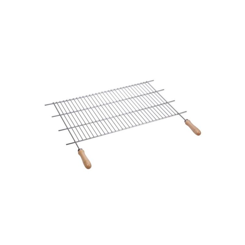 PARRILLA BARBACOA 62,5-72,5X40CM RECORTABLE ZINCADO SAUVIC
