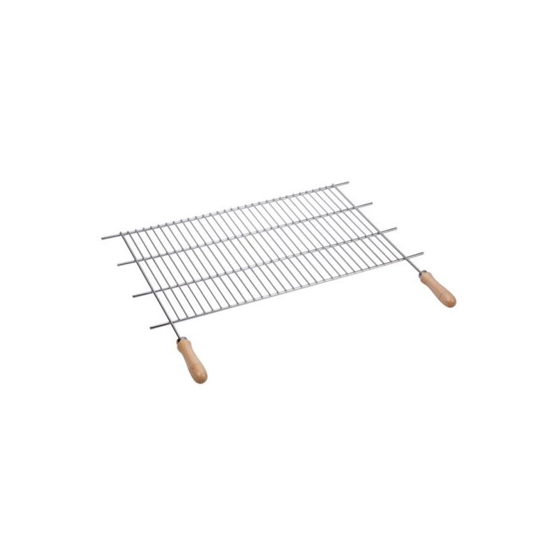 PARRILLA BARBACOA 83-102X40CM RECORTABLE ZINCADO SAUVIC