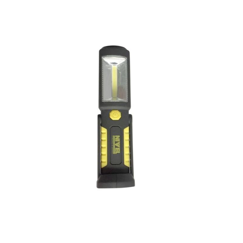 LAMPARA TALLER PORT PILAS 2W+3LED NIVEL