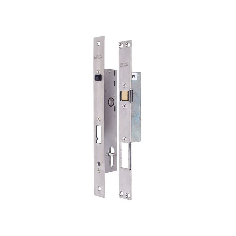 CERRADURA ELEC DUO 20/85 INOX DORCAS